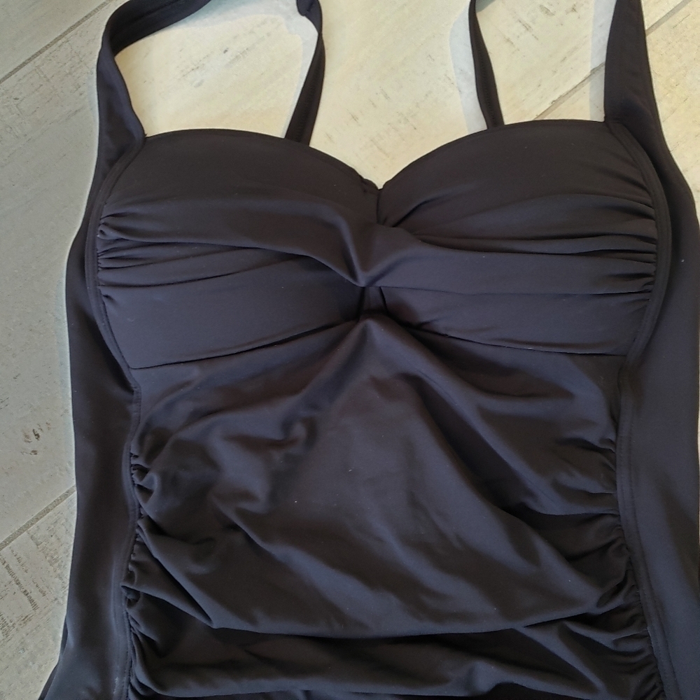 BLACK ONE PIECE BOND-EYE AUSTRALIA BATHING SUIT - Picture 3 of 8